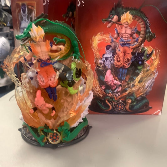 Dragonball z collage statue