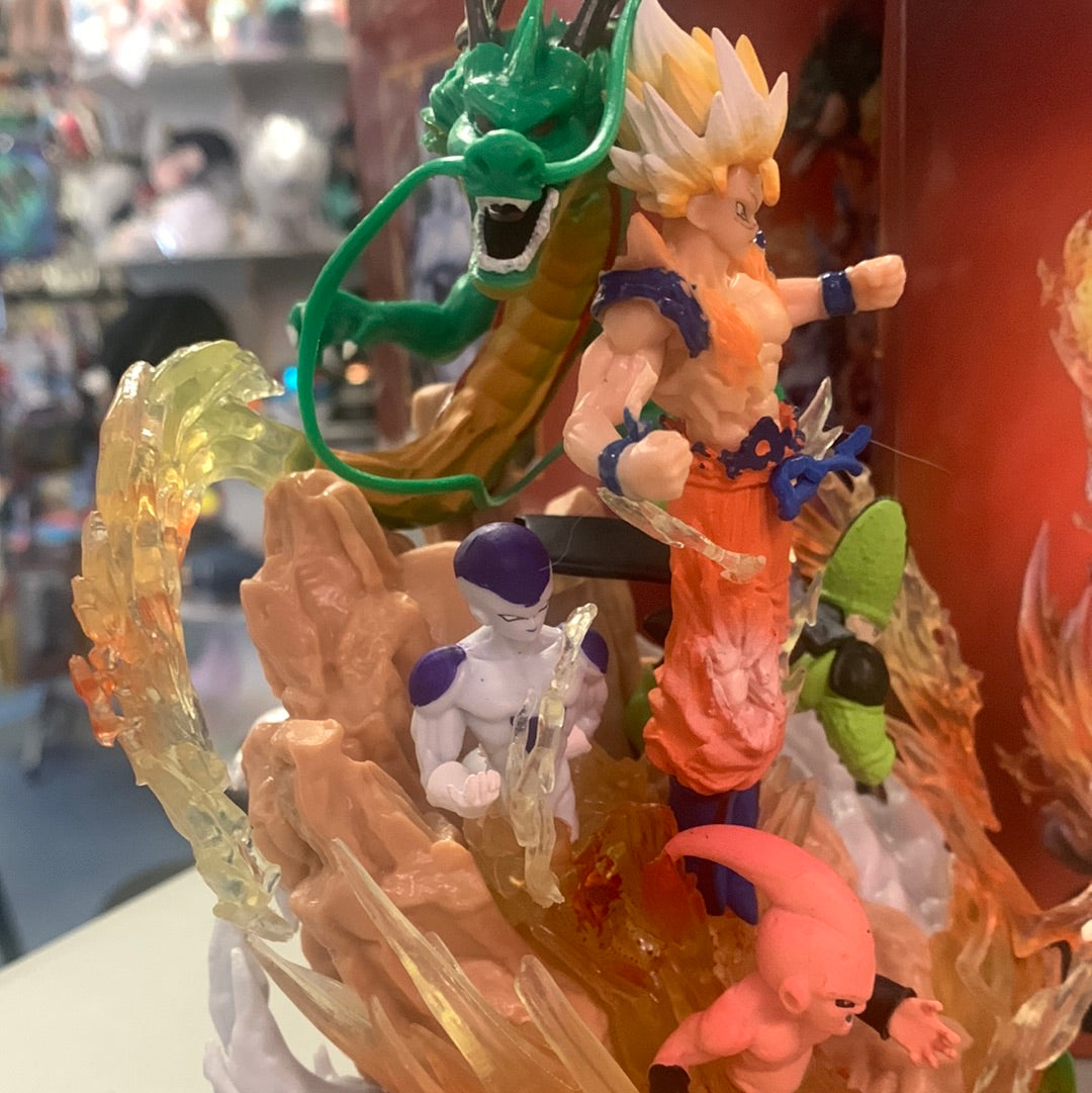 Dragonball z collage statue